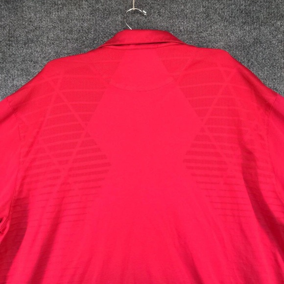 Tiger Woods Dri-Fit Men's US Open Pebble Beach Polo Shirt Red XXL Short Sleeve - Picture 6 of 14